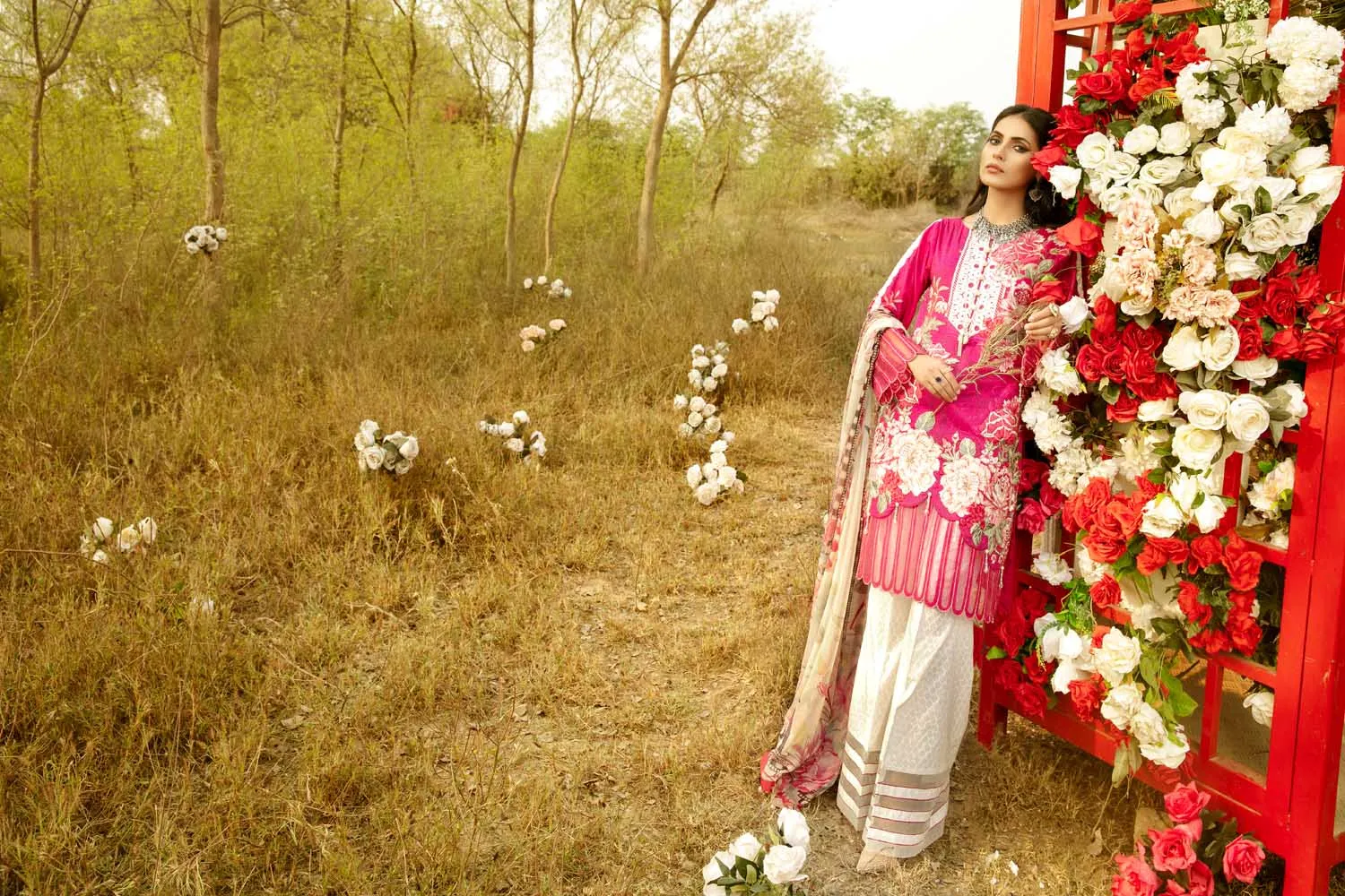 Adan's Libas La Rose Lawn Collection 2021 – Azalea