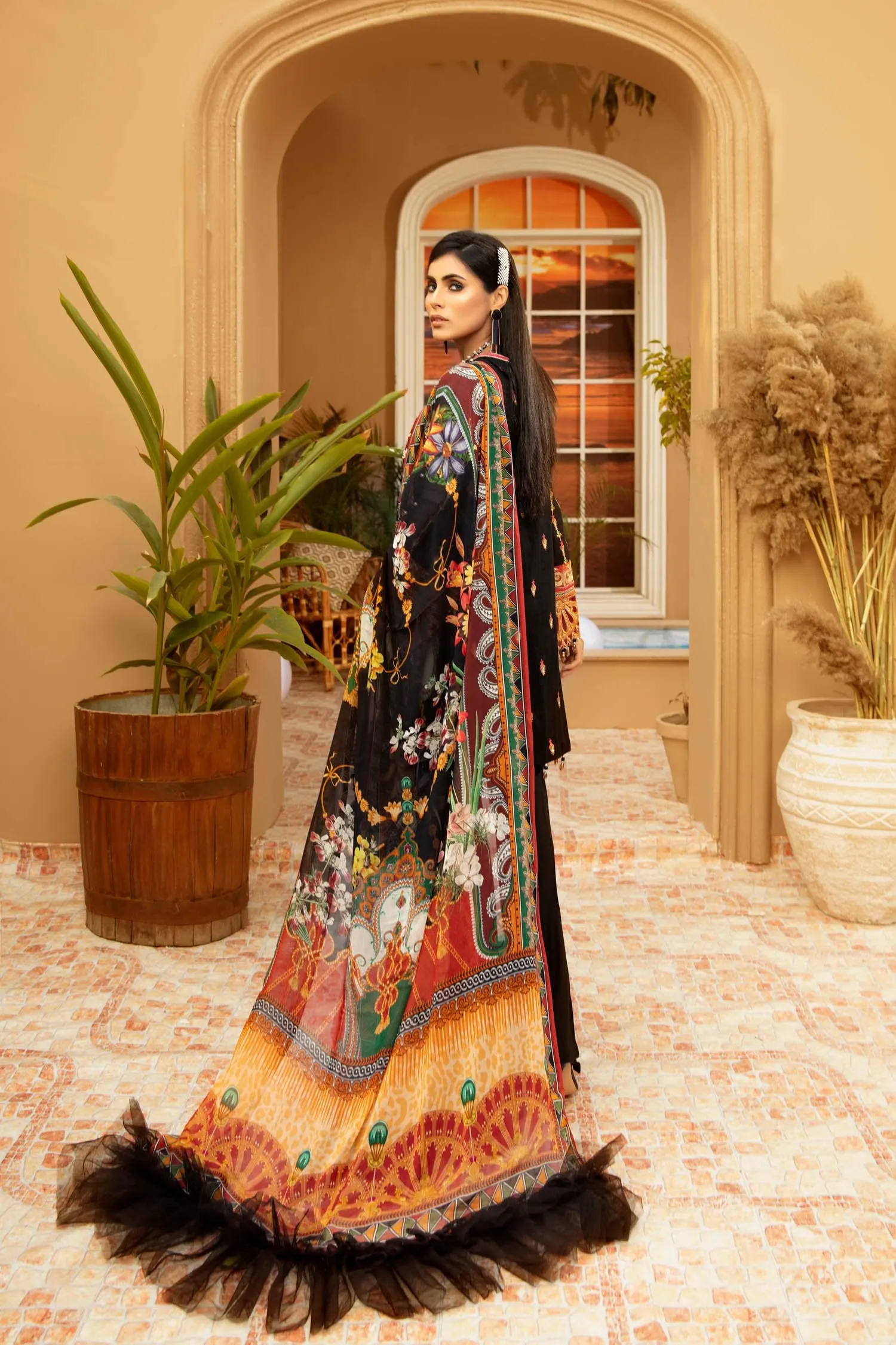 Adan's Libas Schiffli Embroidered Lawn Collection Chapter 2 – Mineral Magic