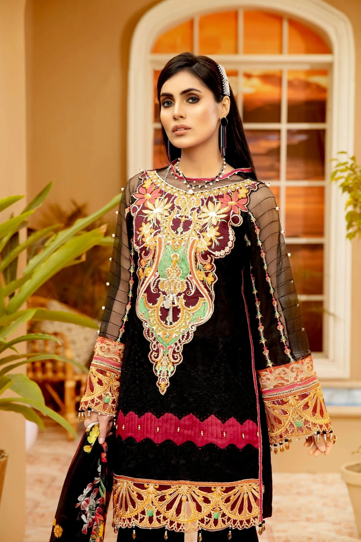 Adan's Libas Schiffli Embroidered Lawn Collection Chapter 2 – Mineral Magic