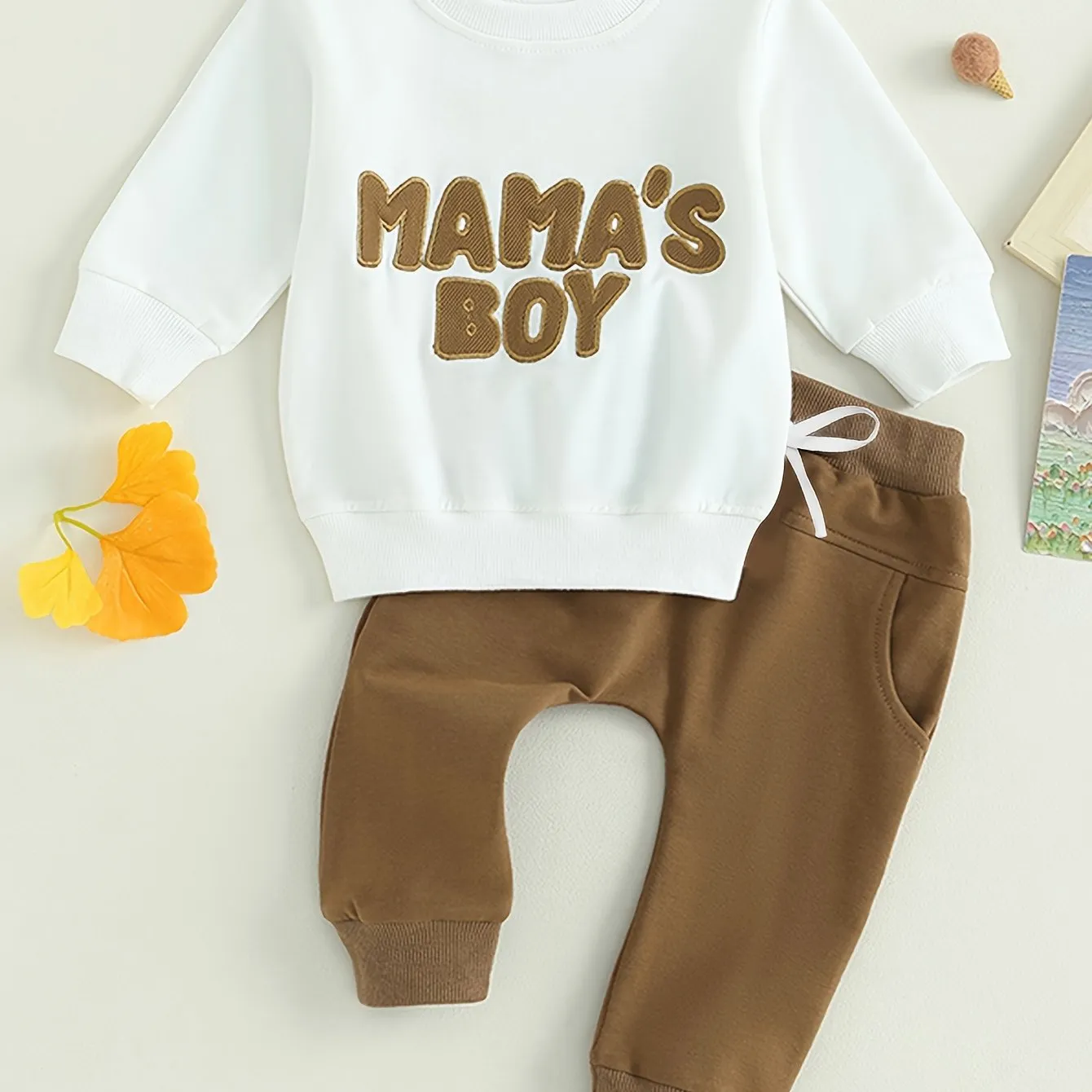 Adorable Baby Boy Outfit Set for Fall and Winter