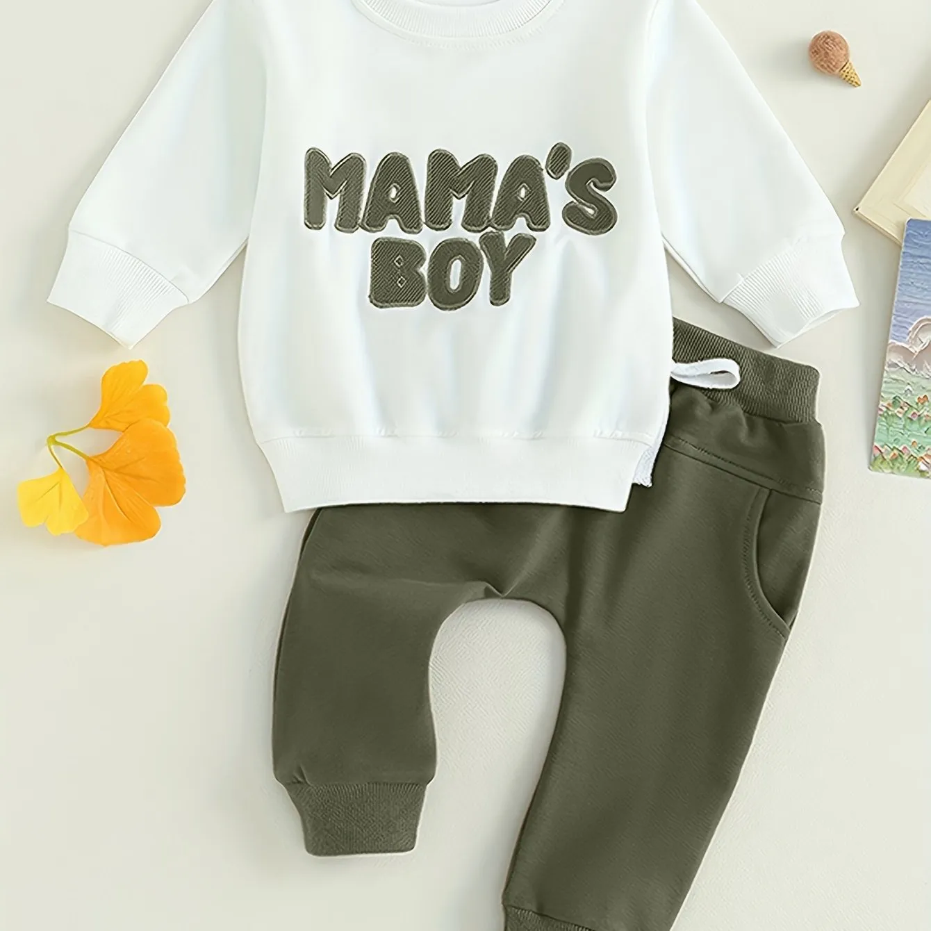 Adorable Baby Boy Outfit Set for Fall and Winter