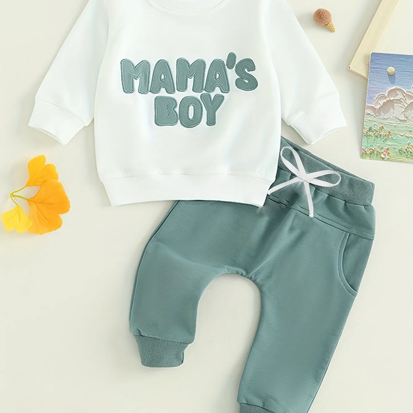 Adorable Baby Boy Outfit Set for Fall and Winter