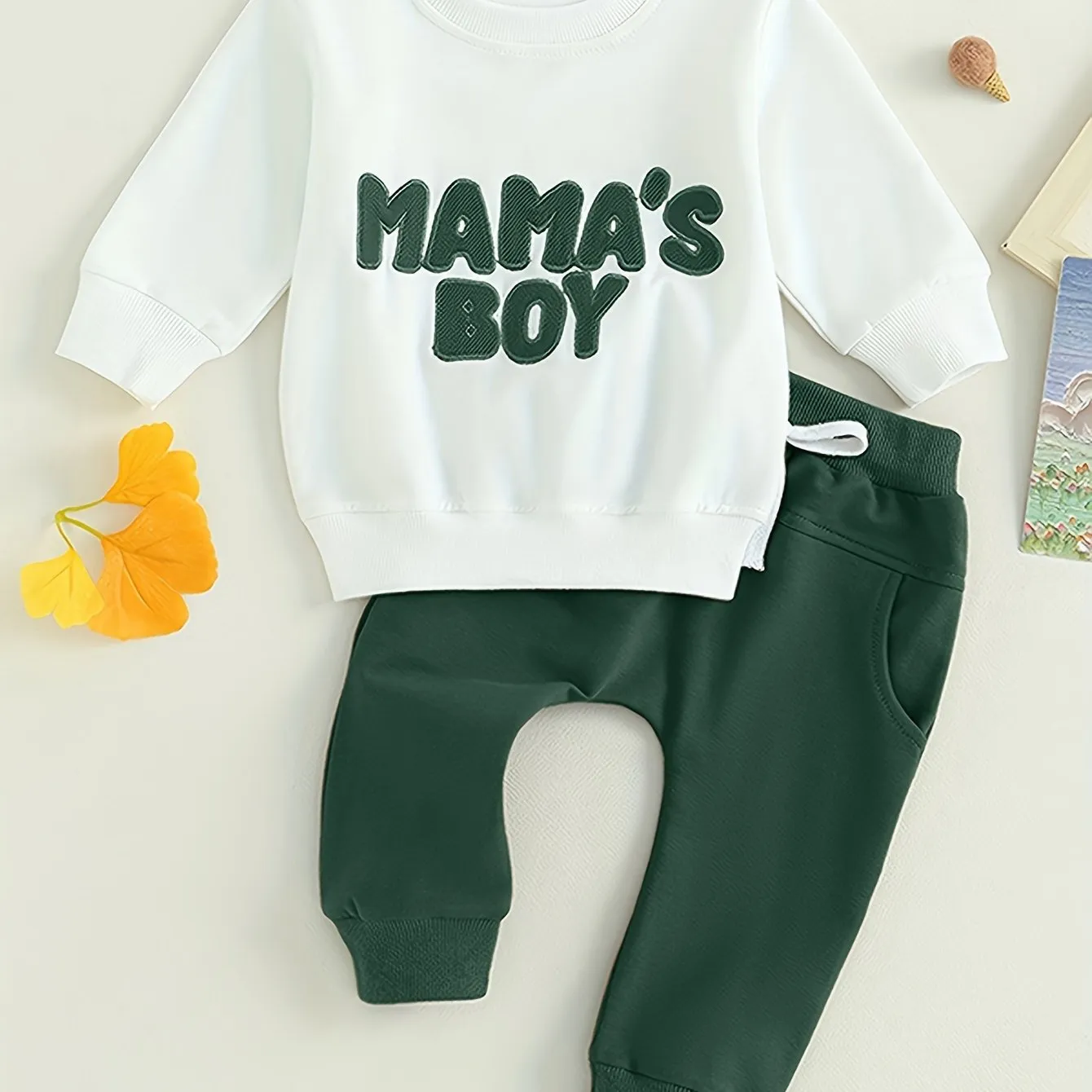 Adorable Baby Boy Outfit Set for Fall and Winter