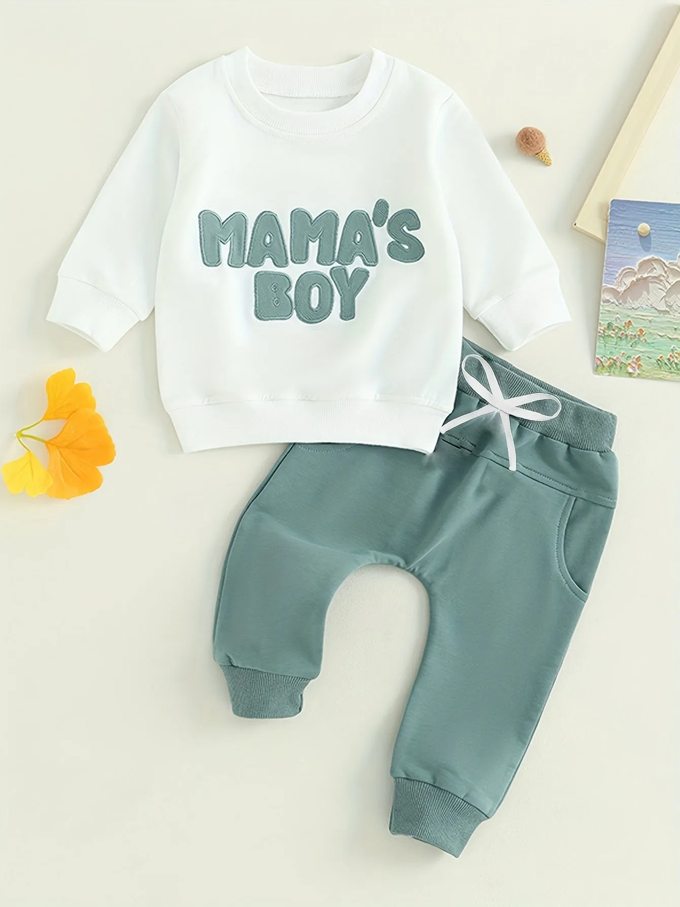 Adorable Baby Boy Outfit Set for Fall and Winter