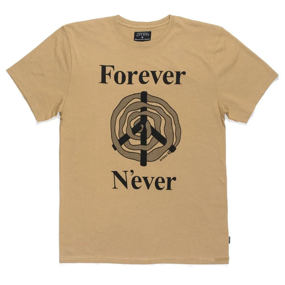 Afends Mens N&apos;Ever - Slim Fit Tee