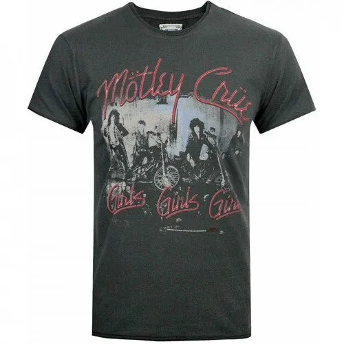 Amplified Official Mens Motley Crue Girls Girls Girls T-Shirt