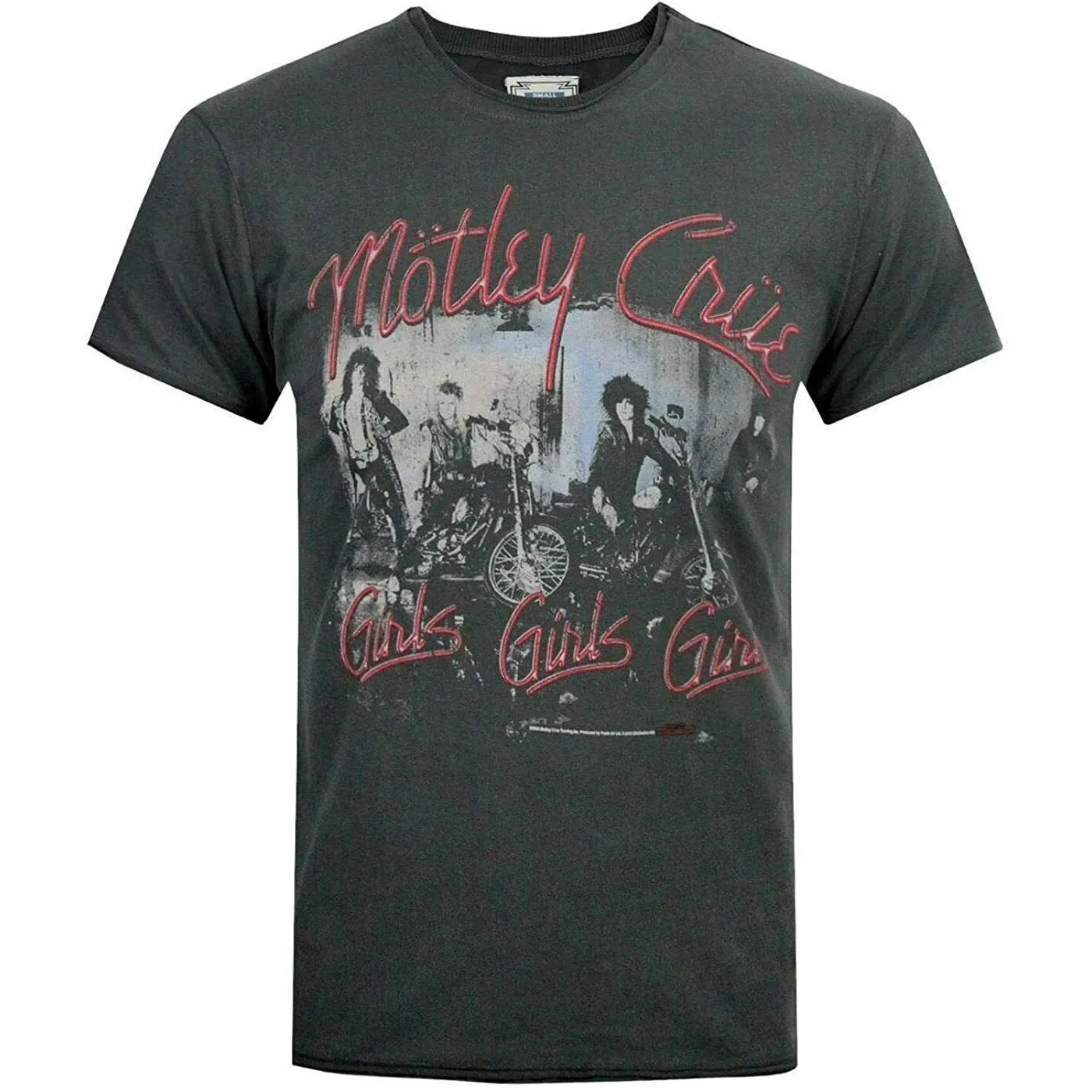 Amplified Official Mens Motley Crue Girls Girls Girls T-Shirt