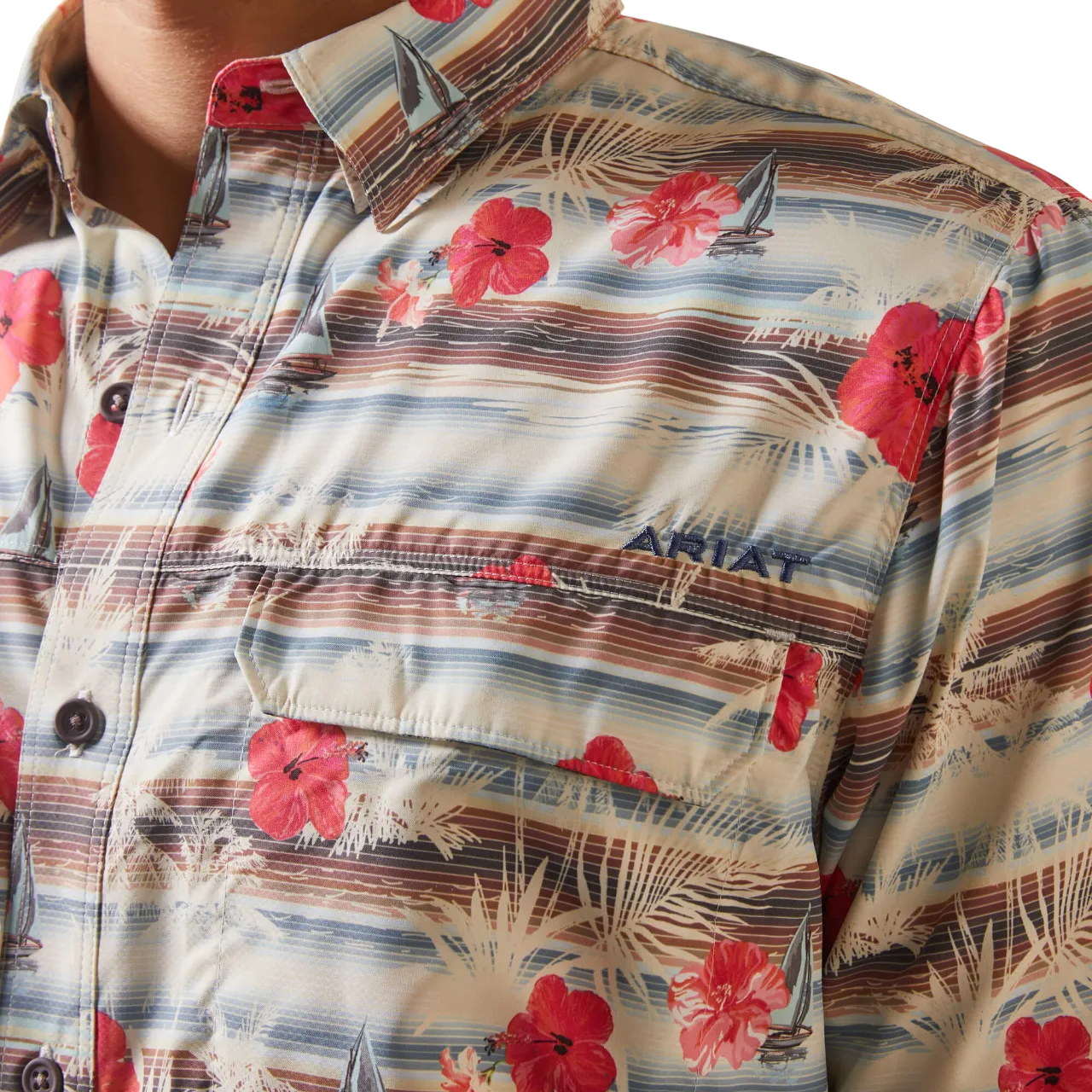 Ariat Men's Blue Haven Outbound Fitted Shirt