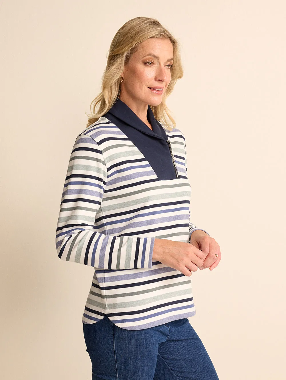 Aubery Half Zip Top