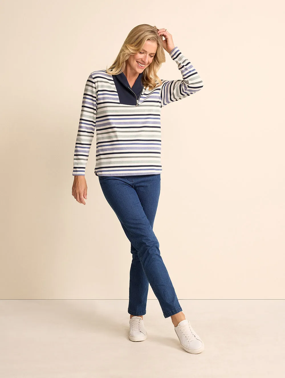 Aubery Half Zip Top