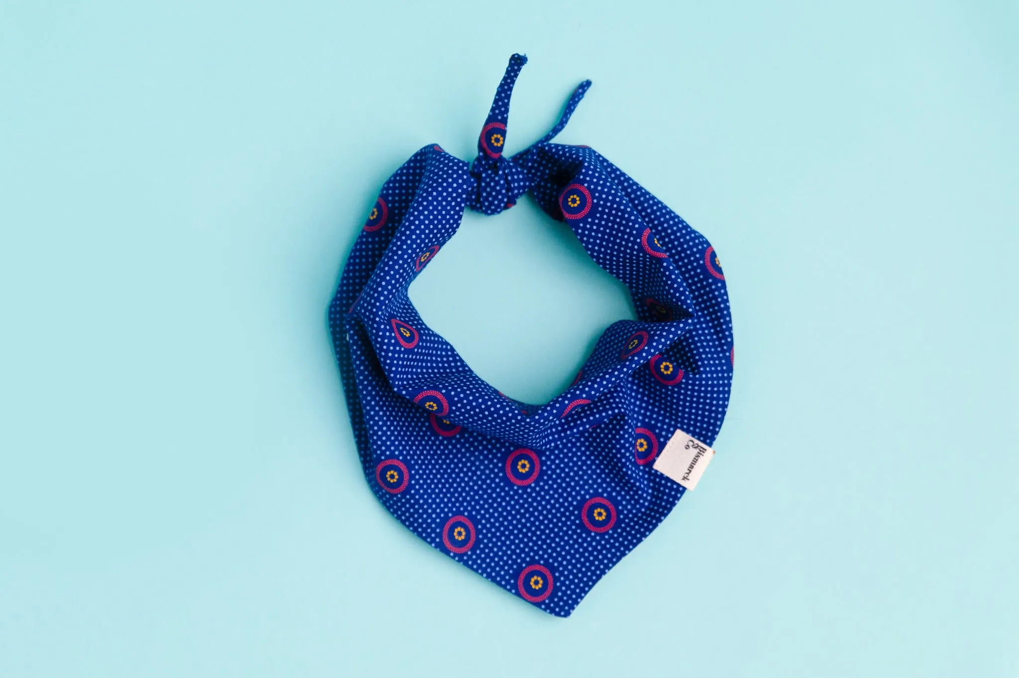 Bandana in Dark Blue Shweshwe