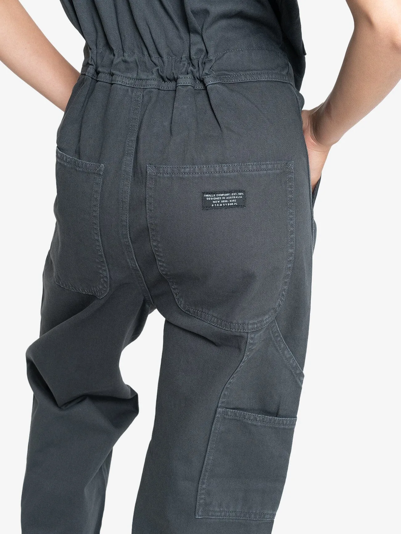Carpenter Short Sleeve Coverall - Dark Charcoal