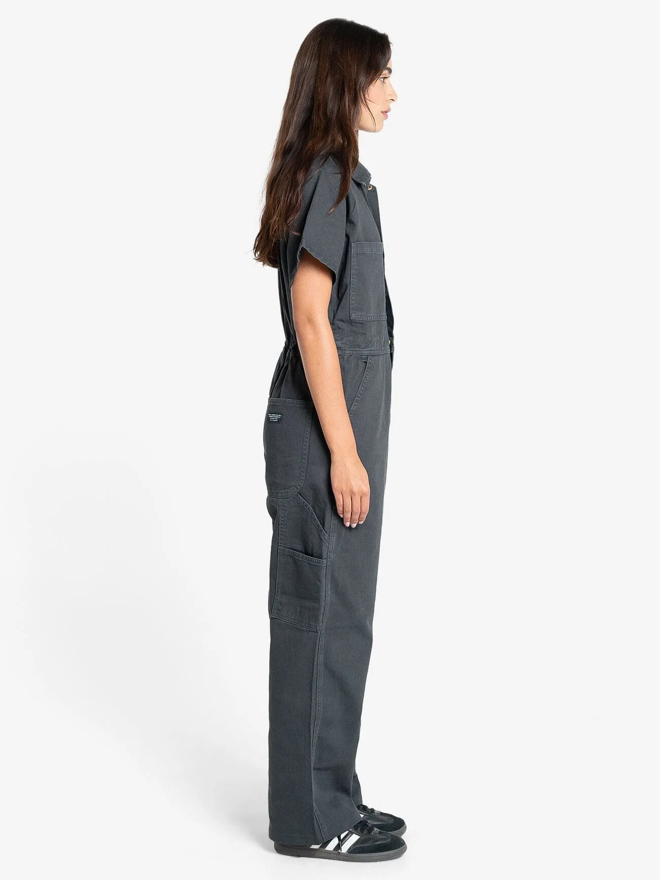 Carpenter Short Sleeve Coverall - Dark Charcoal