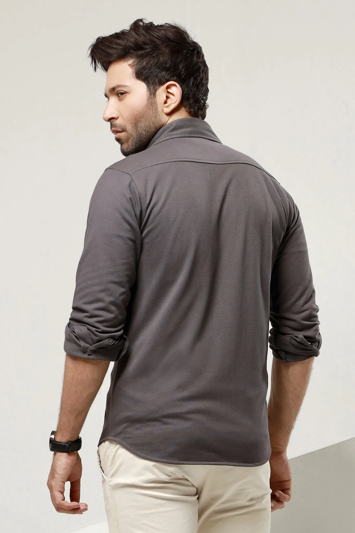 Casual Embroidered Shirt - S21 - MS0002R