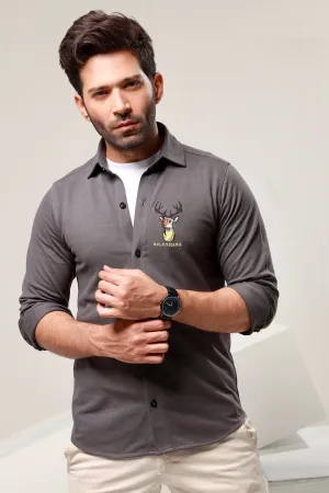 Casual Embroidered Shirt - S21 - MS0002R