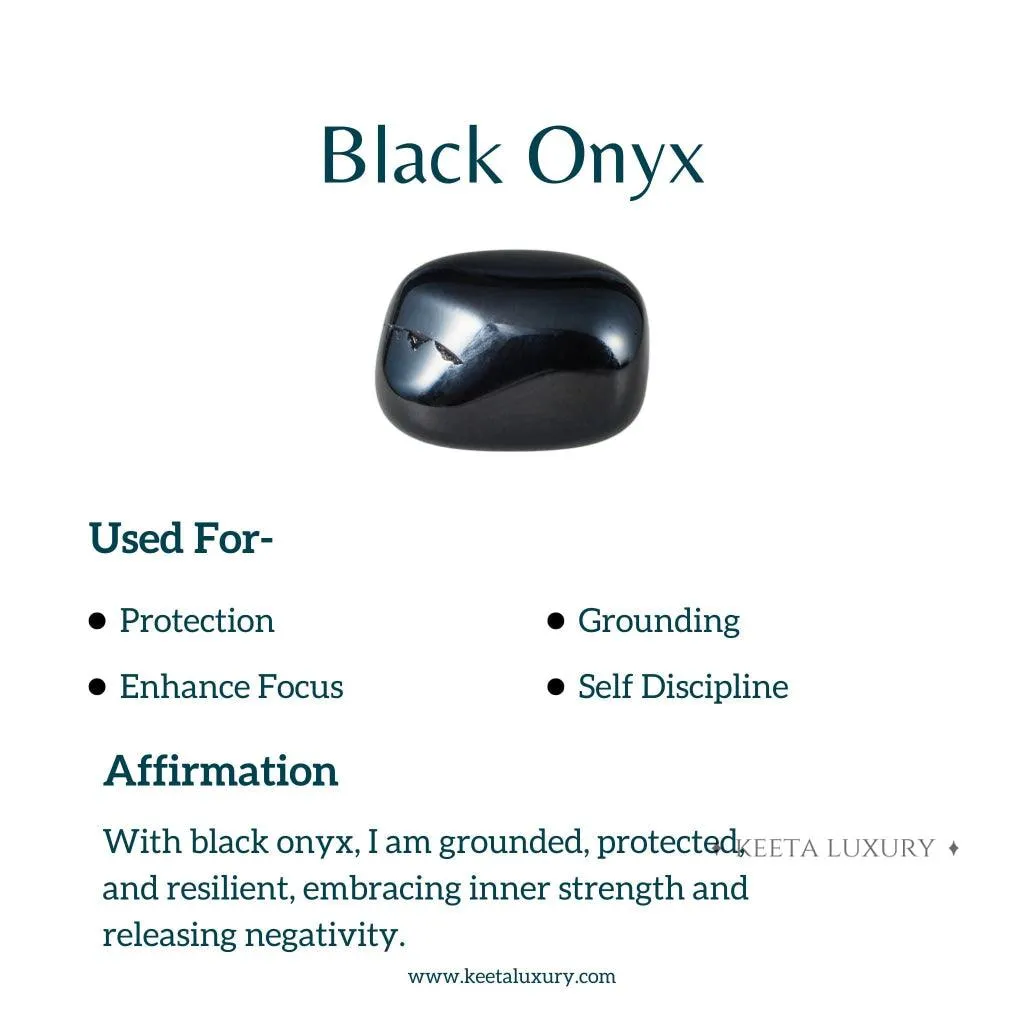 Celtic Symbolism - Black Onyx Bracelet