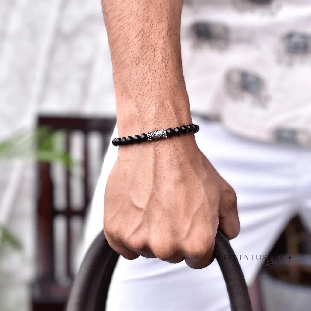 Celtic Symbolism - Black Onyx Bracelet