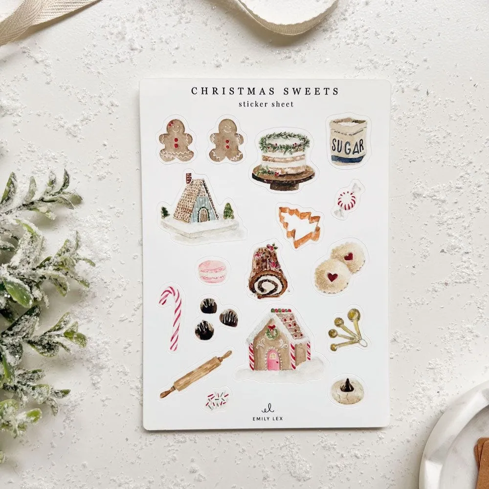 christmas sticker sheets