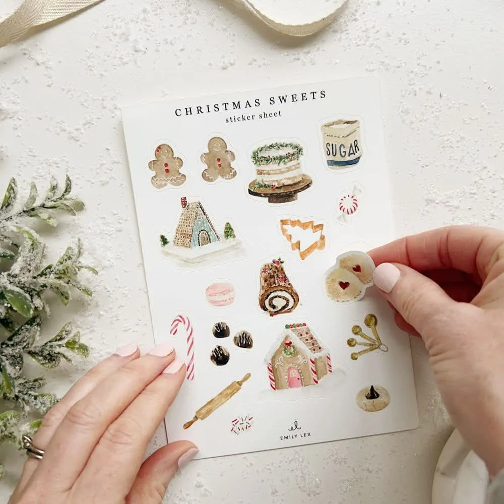 christmas sticker sheets
