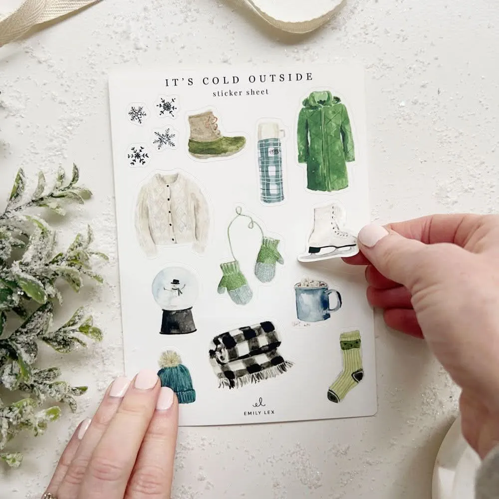 christmas sticker sheets