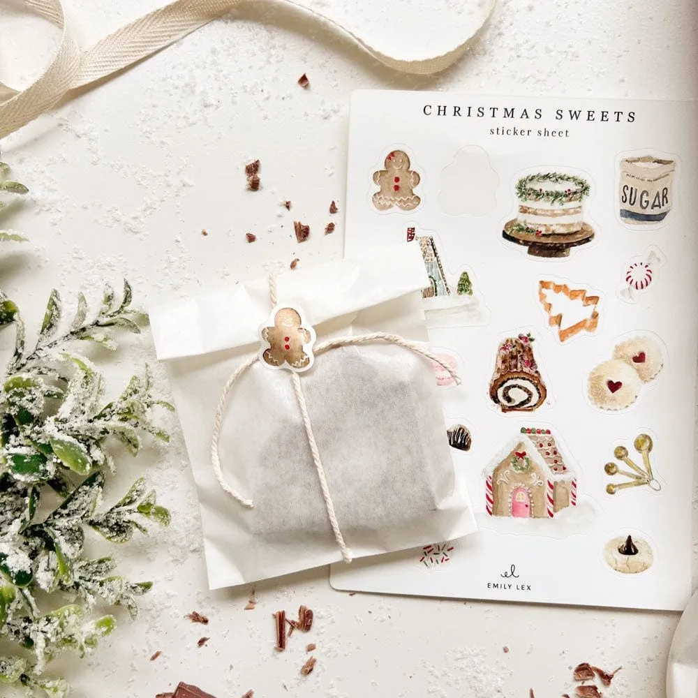 christmas sticker sheets