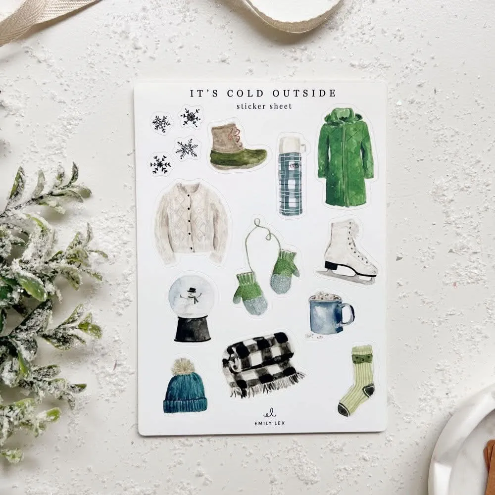 christmas sticker sheets