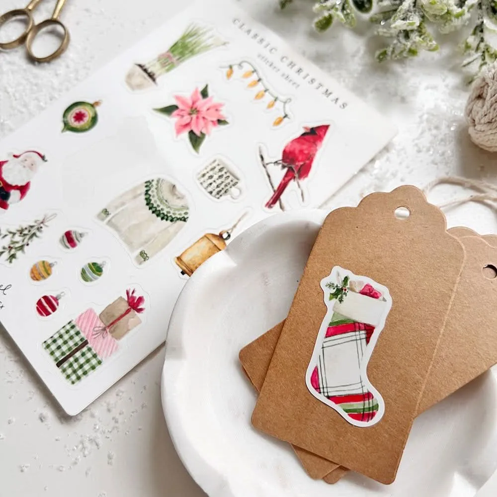 christmas sticker sheets