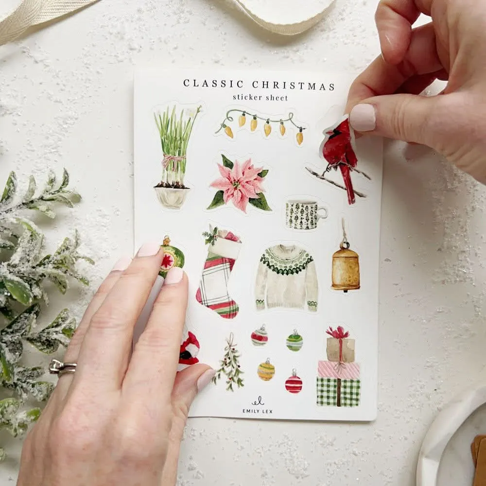christmas sticker sheets