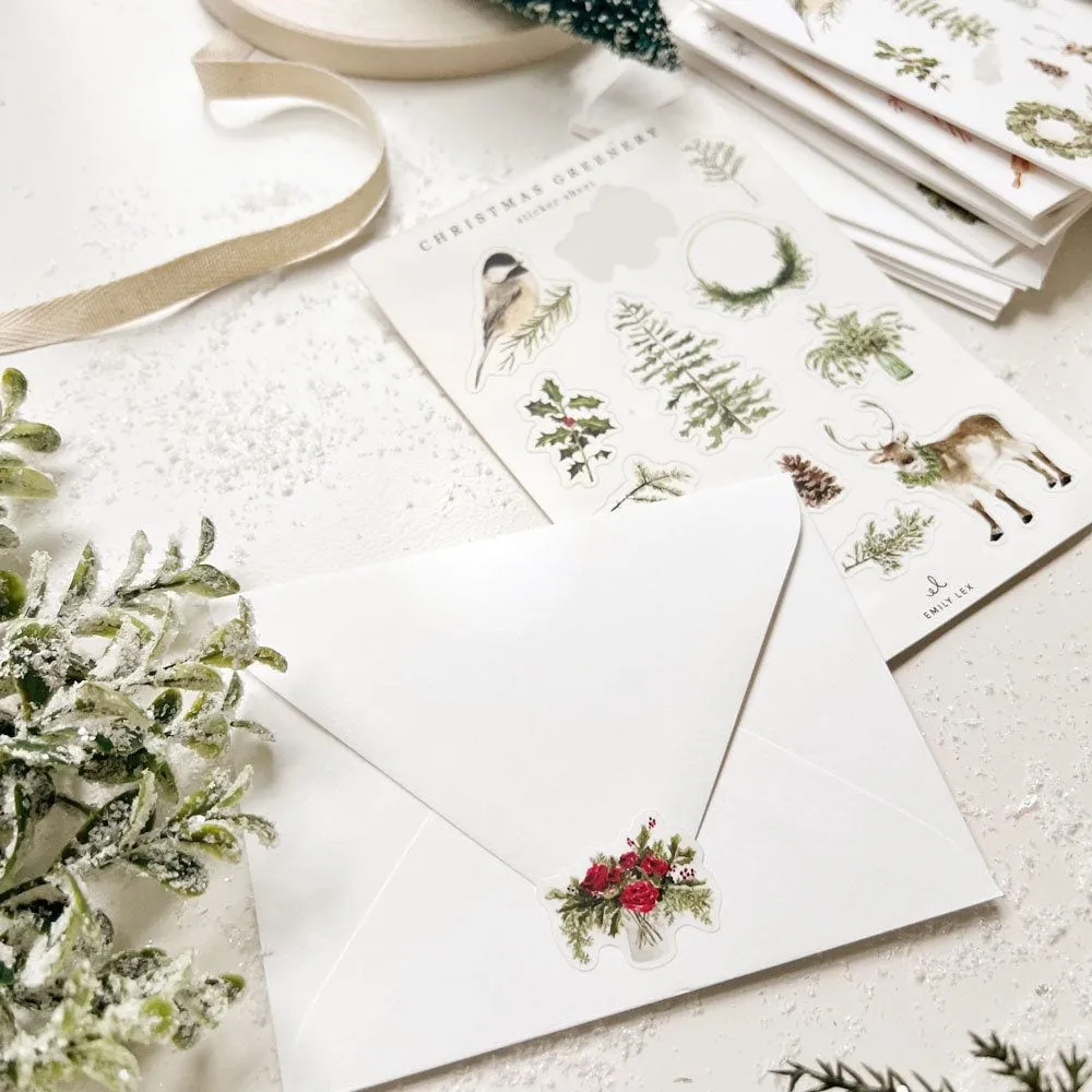 christmas sticker sheets