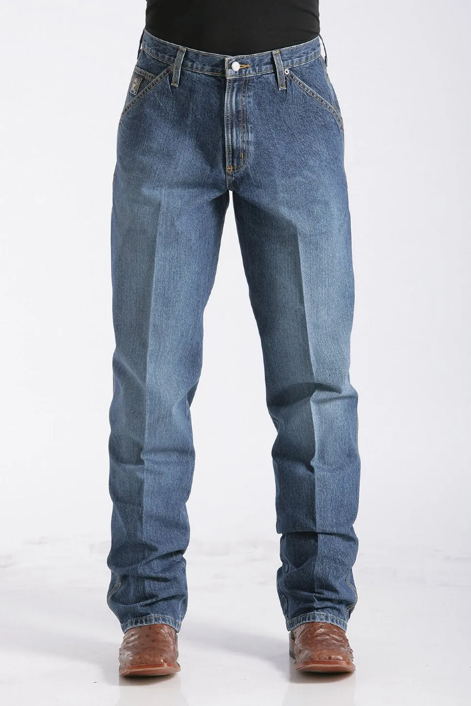 Cinch Mens Loose Fit Blue Label Jeans - Carpenter - MB90434002