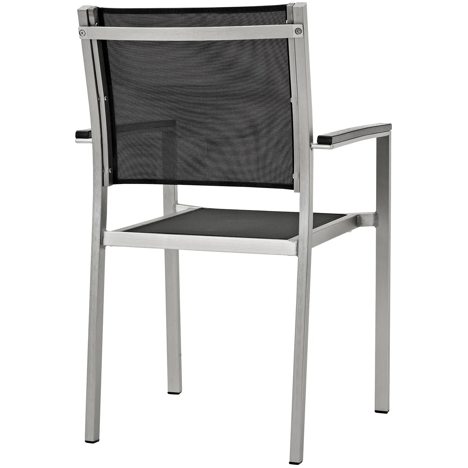 Coast 5-Piece Outdoor Patio Aluminum Dining Set 71” - Mesh Chairs