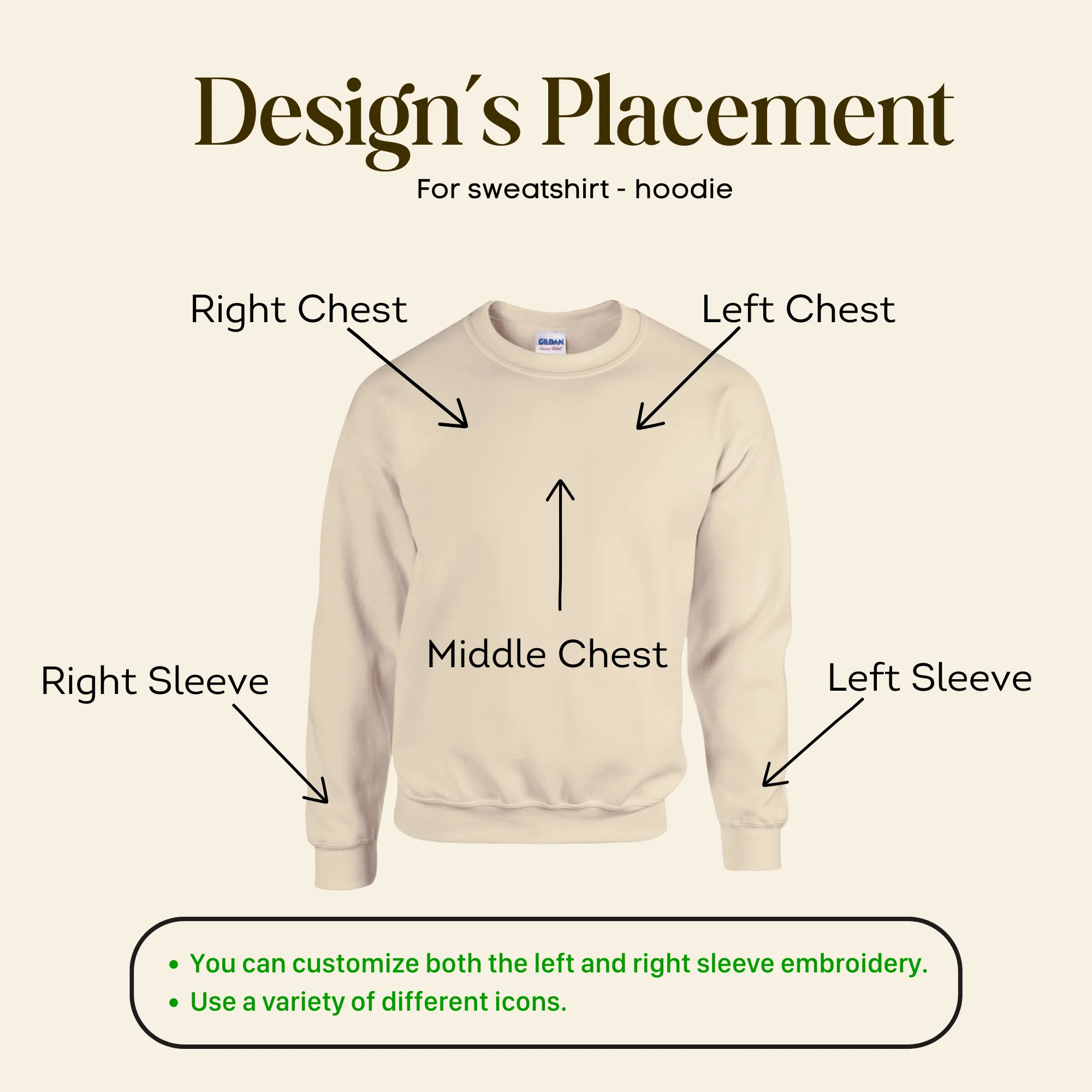 Custom Basic Embroidered T-Shirt with Same Design