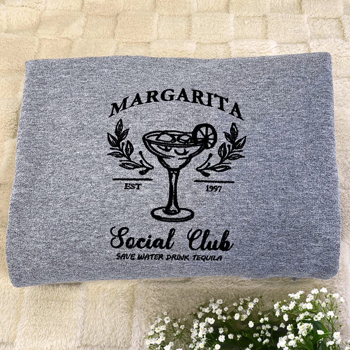 Custom Basic Embroidered T-Shirt with Same Design