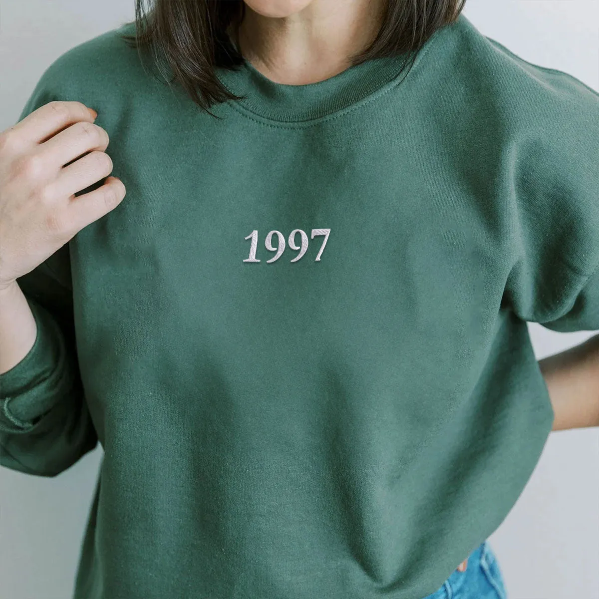 Custom Embroidered Year Sweatshirt