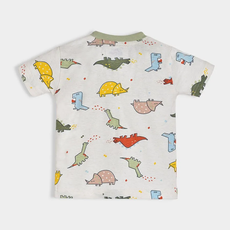 Dinomite Raptor Multicolor T-Shirt Pack of 3