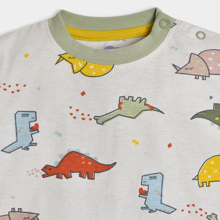 Dinomite Raptor Multicolor T-Shirt Pack of 3