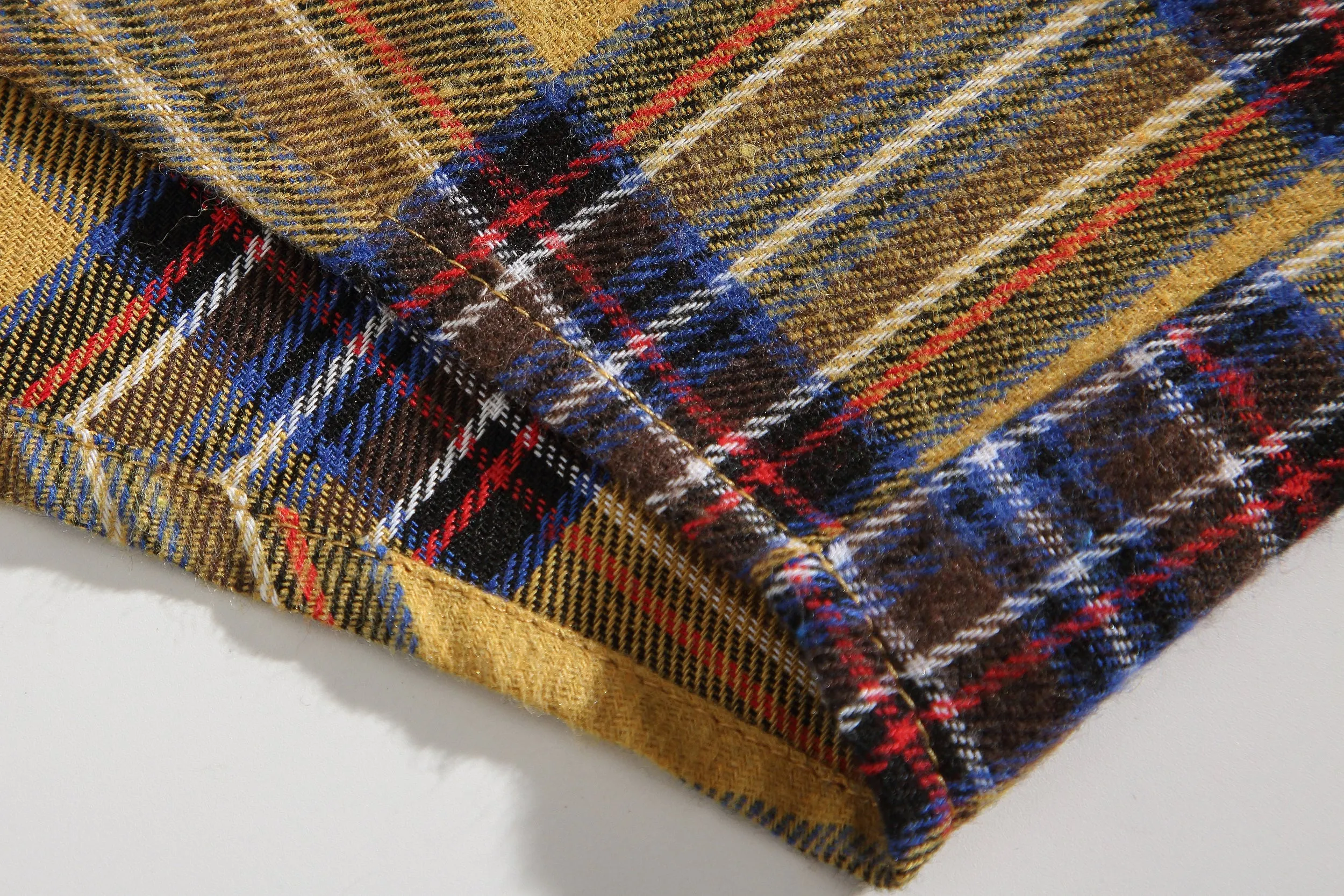 Faire Echo Street Style Yellow Plaid Shirt