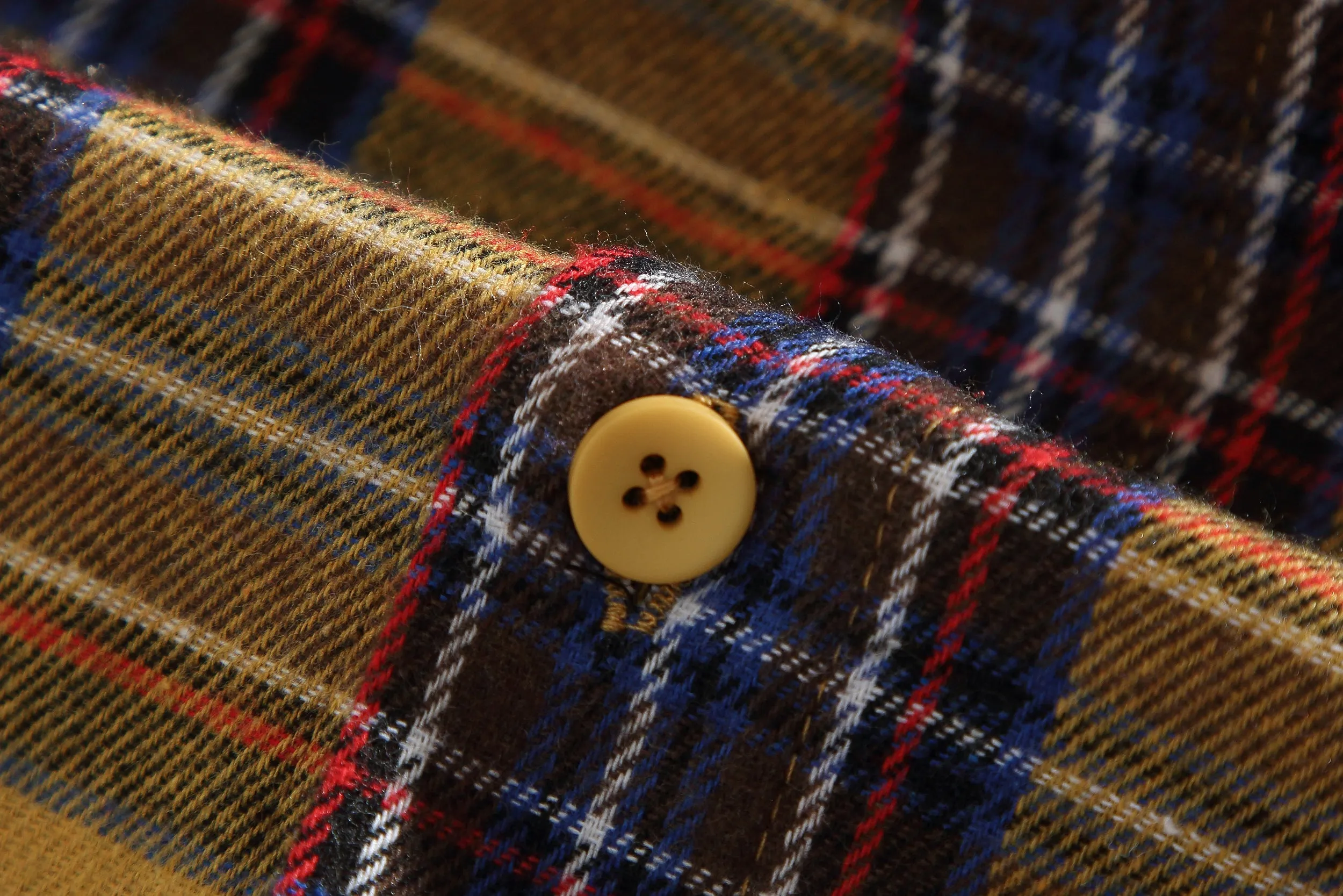 Faire Echo Street Style Yellow Plaid Shirt