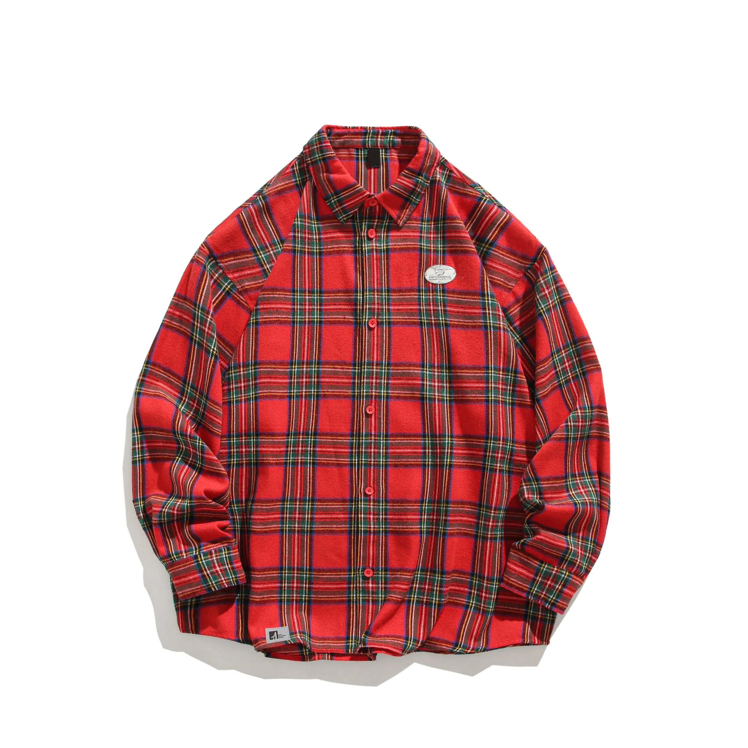 Faire Echo Street Style Yellow Plaid Shirt