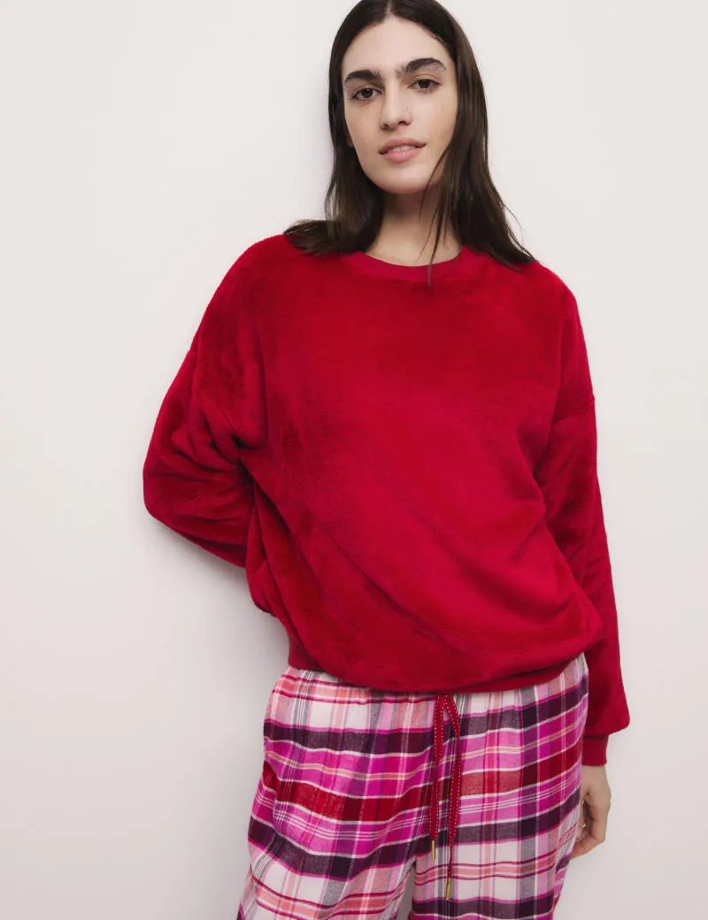 Fleece Lounge Sweatshirt