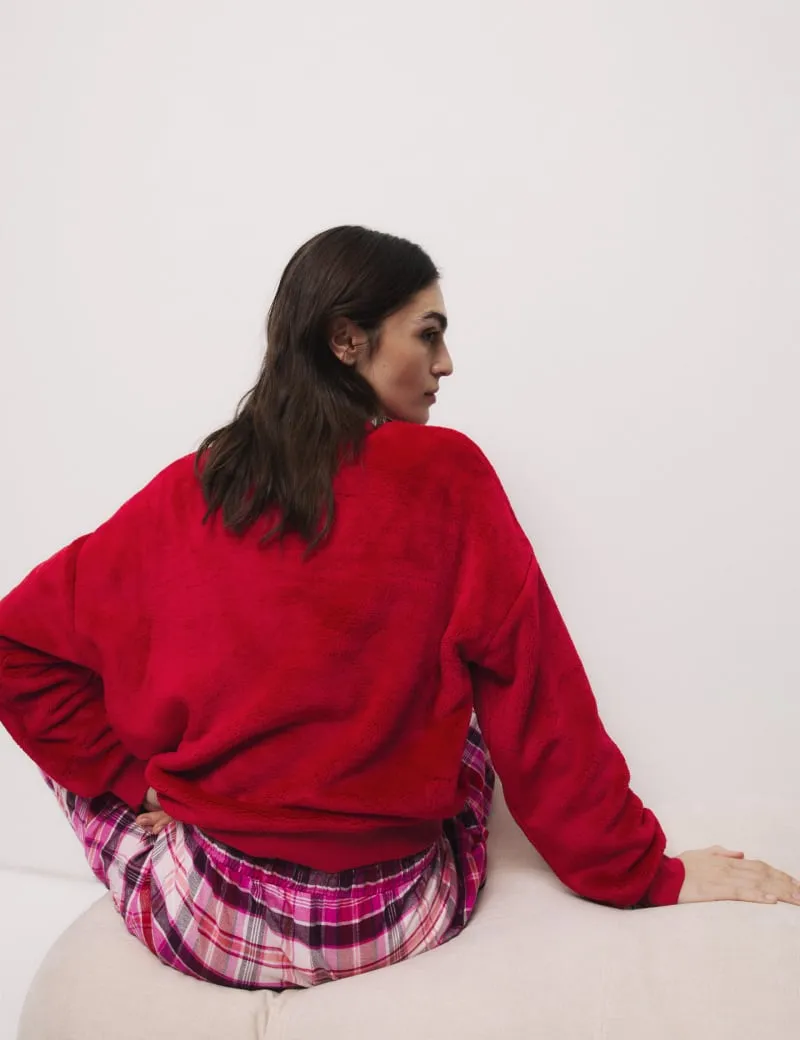 Fleece Lounge Sweatshirt