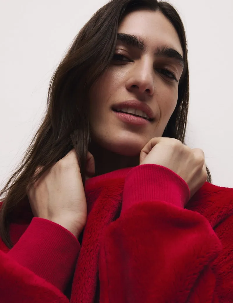 Fleece Lounge Sweatshirt
