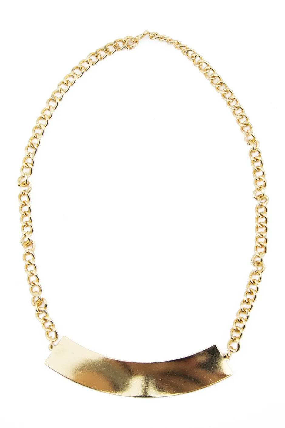 GOLD PLATED ARCH NECKLACE