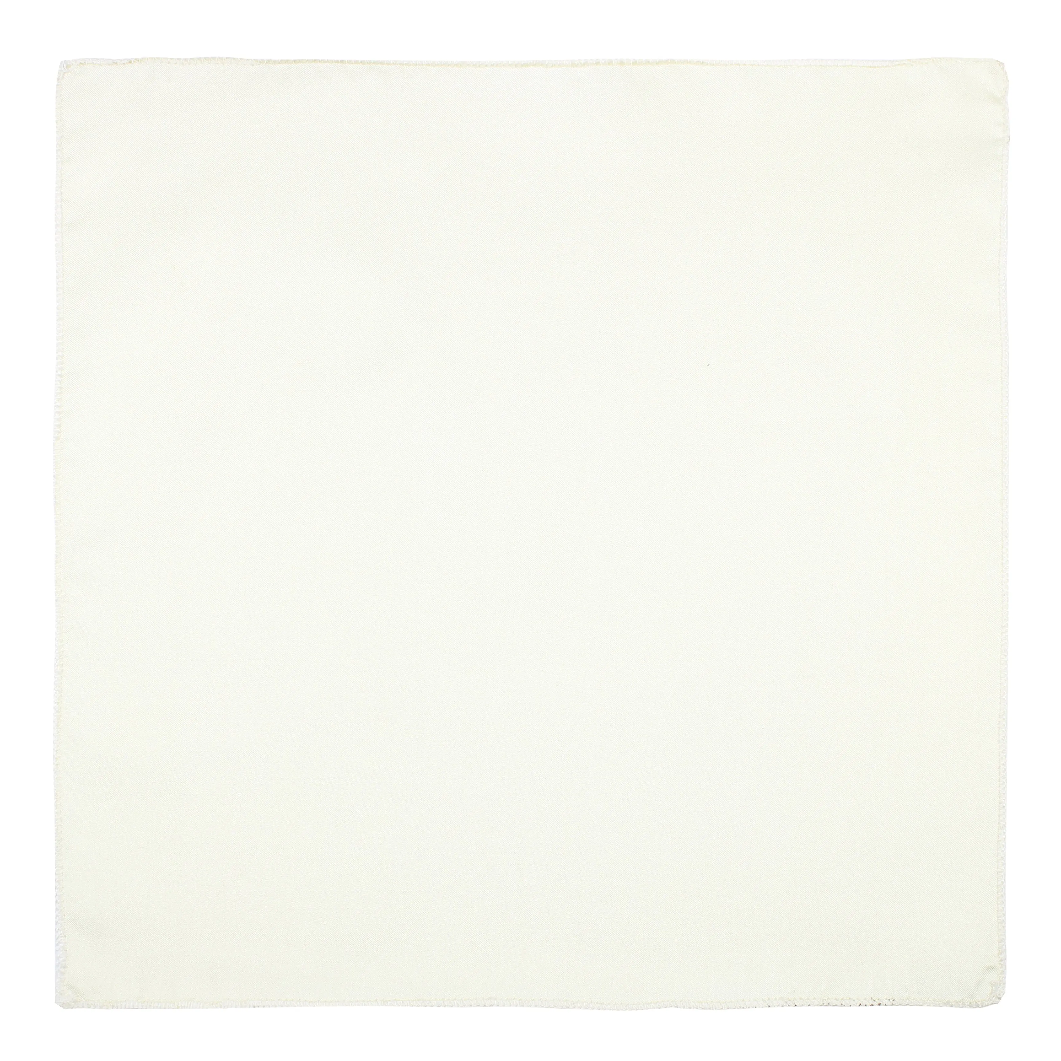 Kavove The Solid Rage Cream Pocket Square