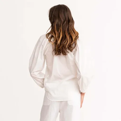 Kerri Rosenthal - Elise Blouse in White