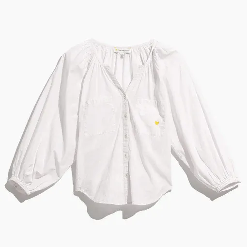 Kerri Rosenthal - Elise Blouse in White