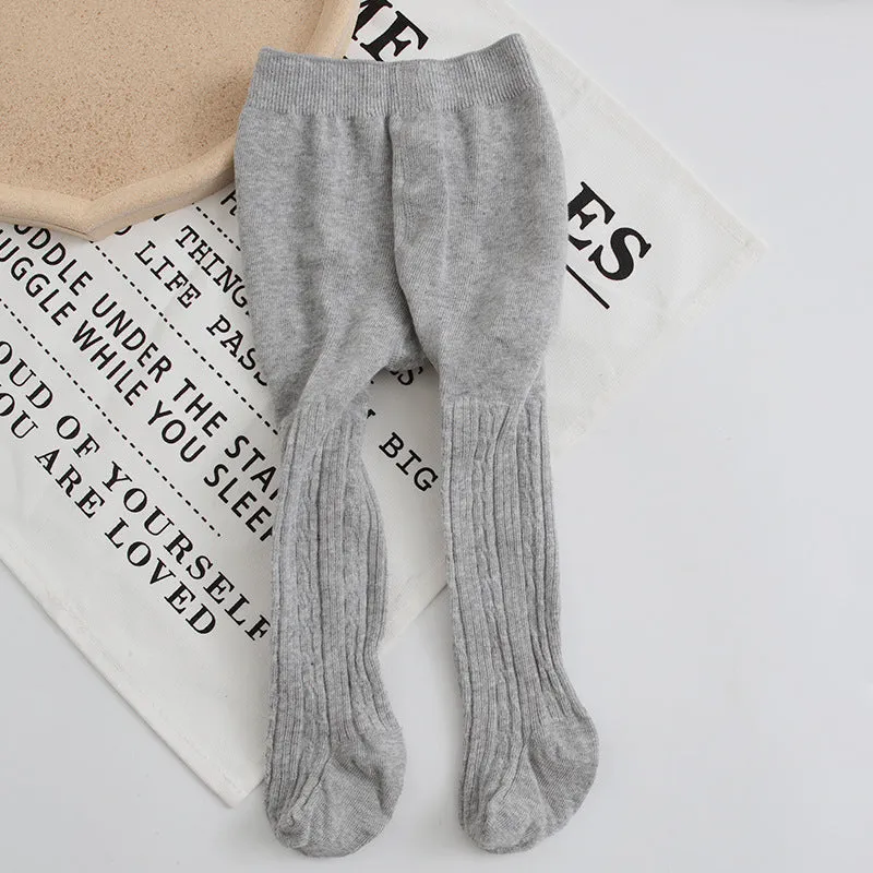 Knitted Cotton Baby and Toddler Leggings