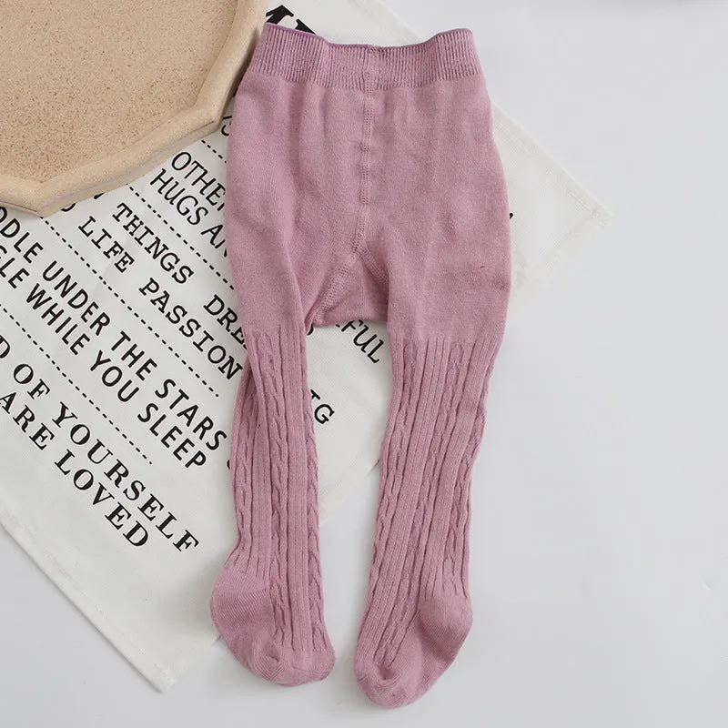 Knitted Cotton Baby and Toddler Leggings