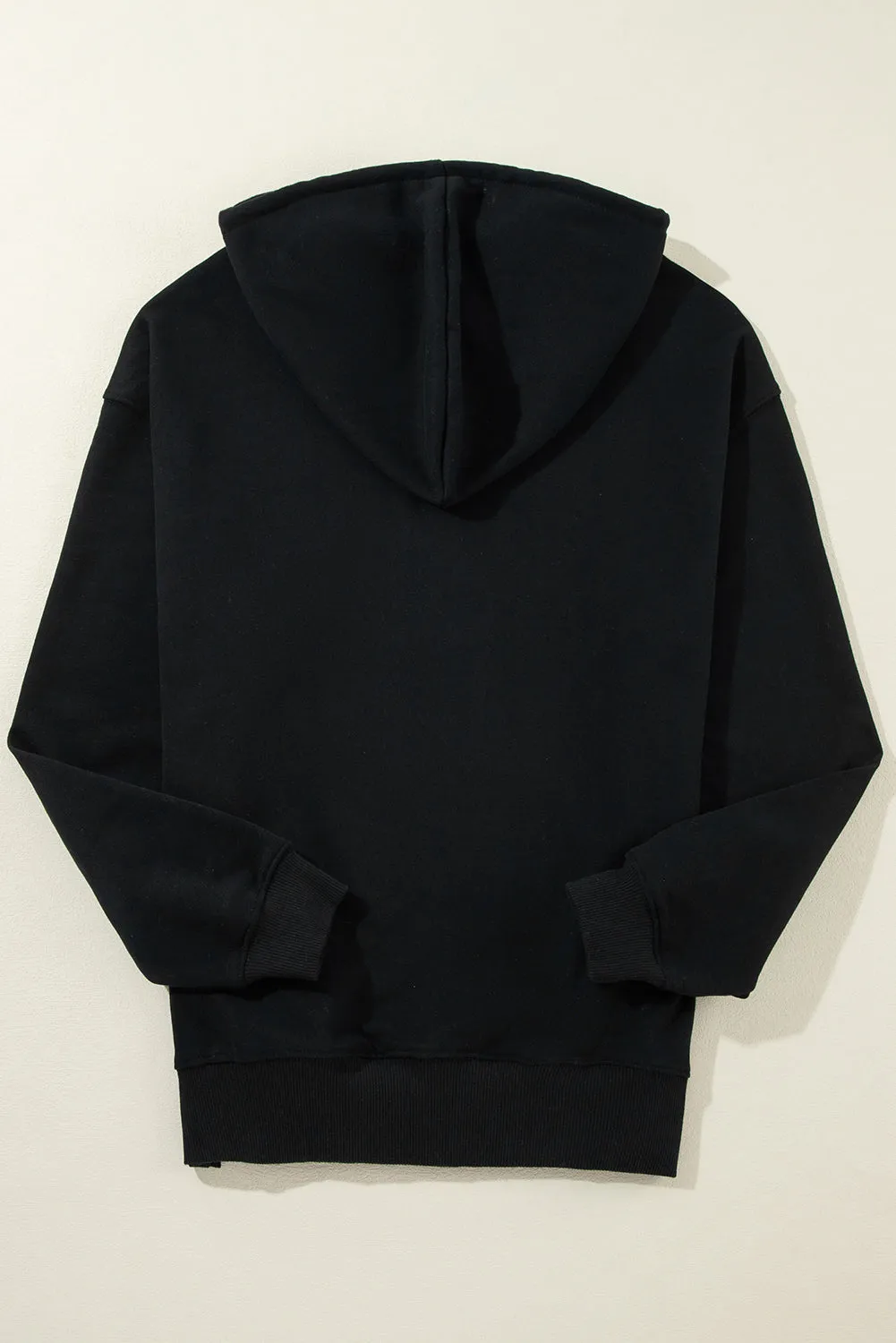 Light Grey Kangaroo Pocket Drawstring Oversized Hoodie