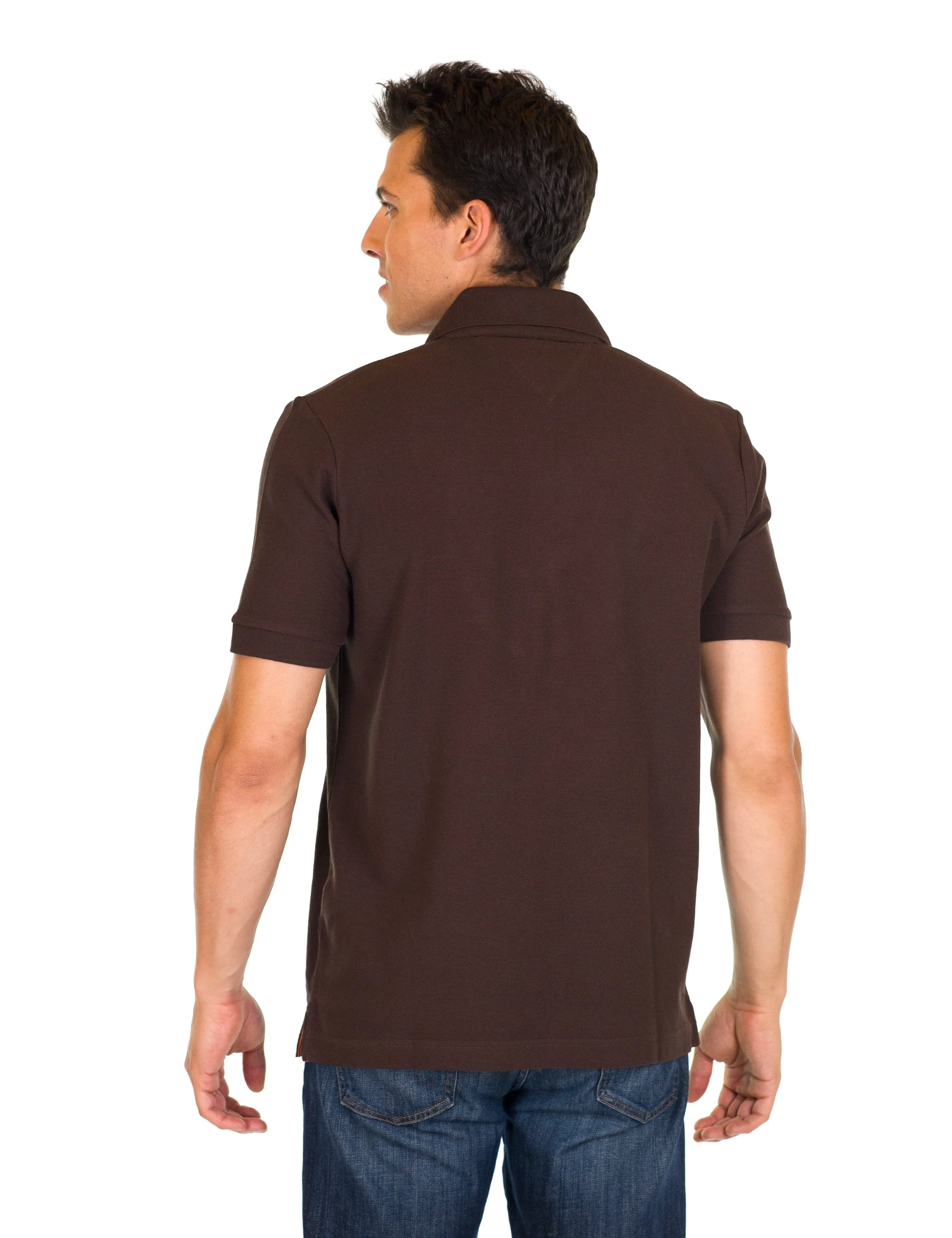 Mens 100% Cotton Pique Polo - Regular Fit
